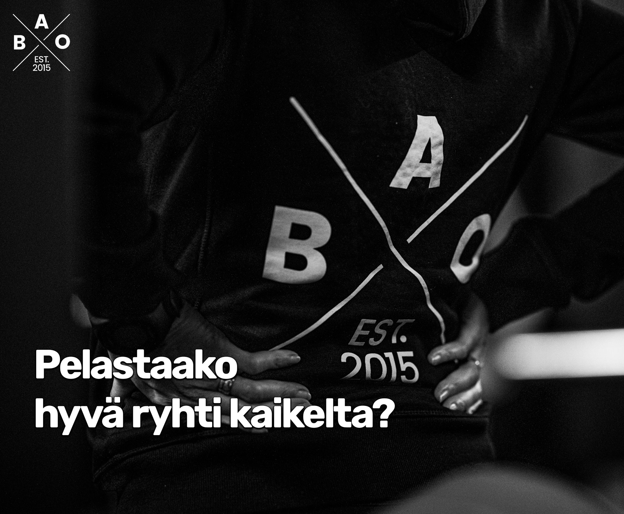 Pelastaako hyvä ryhti kaikelta?