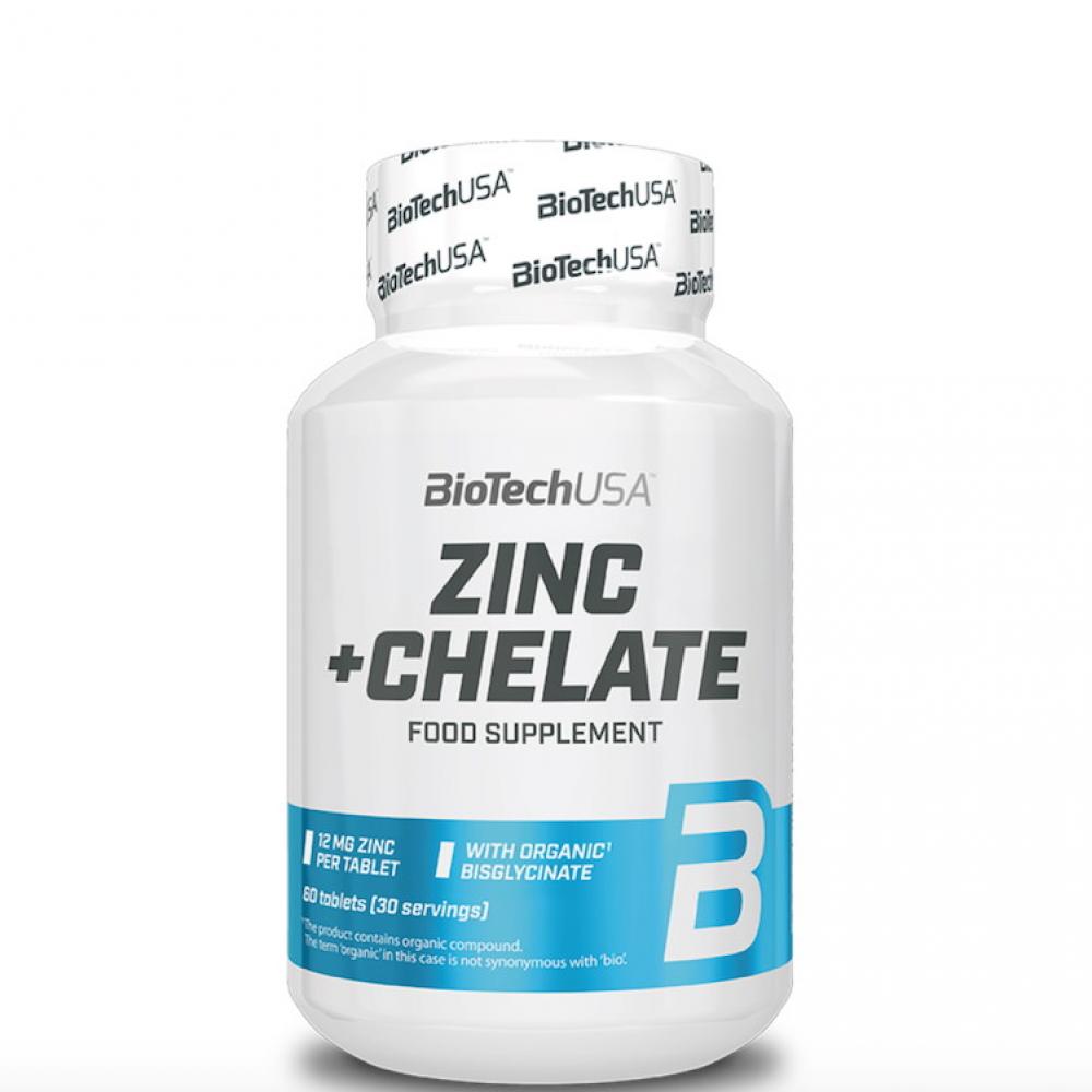 BioTechUSA Zinc + Chelate, 60 tabl.