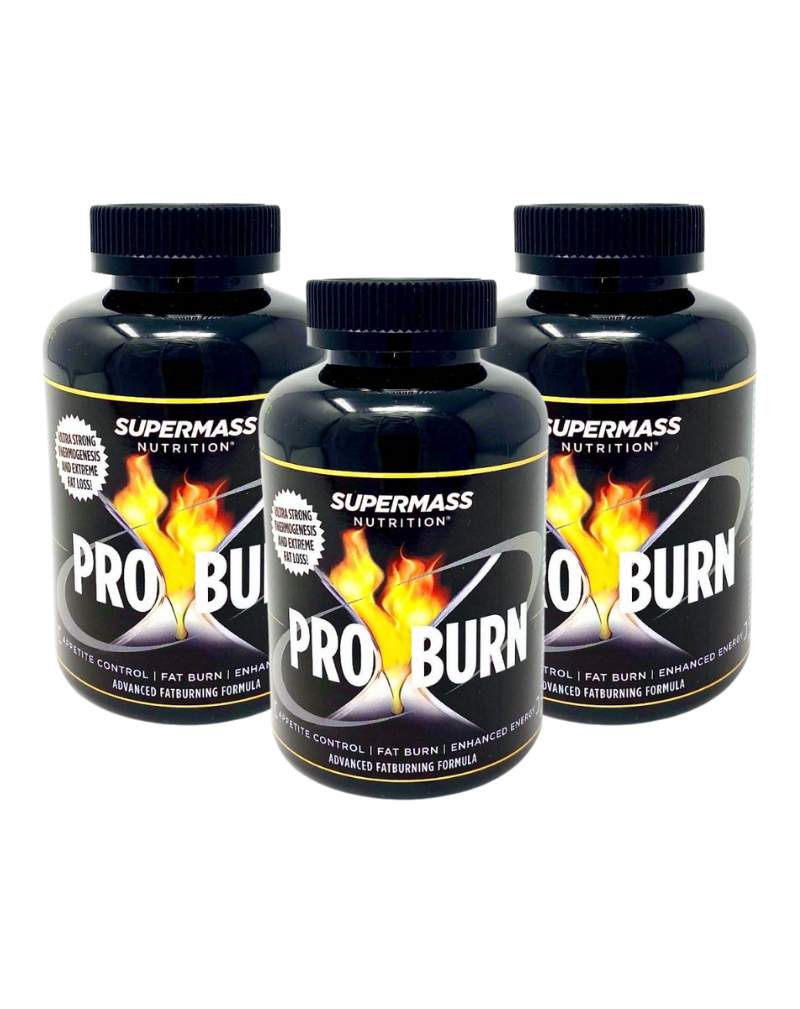 Big Buy: 3 kpl Supermass Nutrition PRO BURN (540 kaps.)