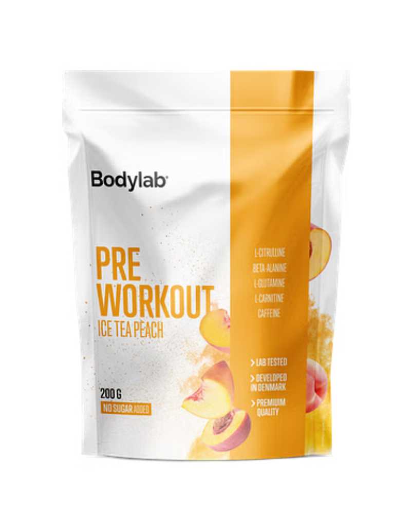 Bodylab Pre-Workout, 200&nbsp;g (Päiväystuote)