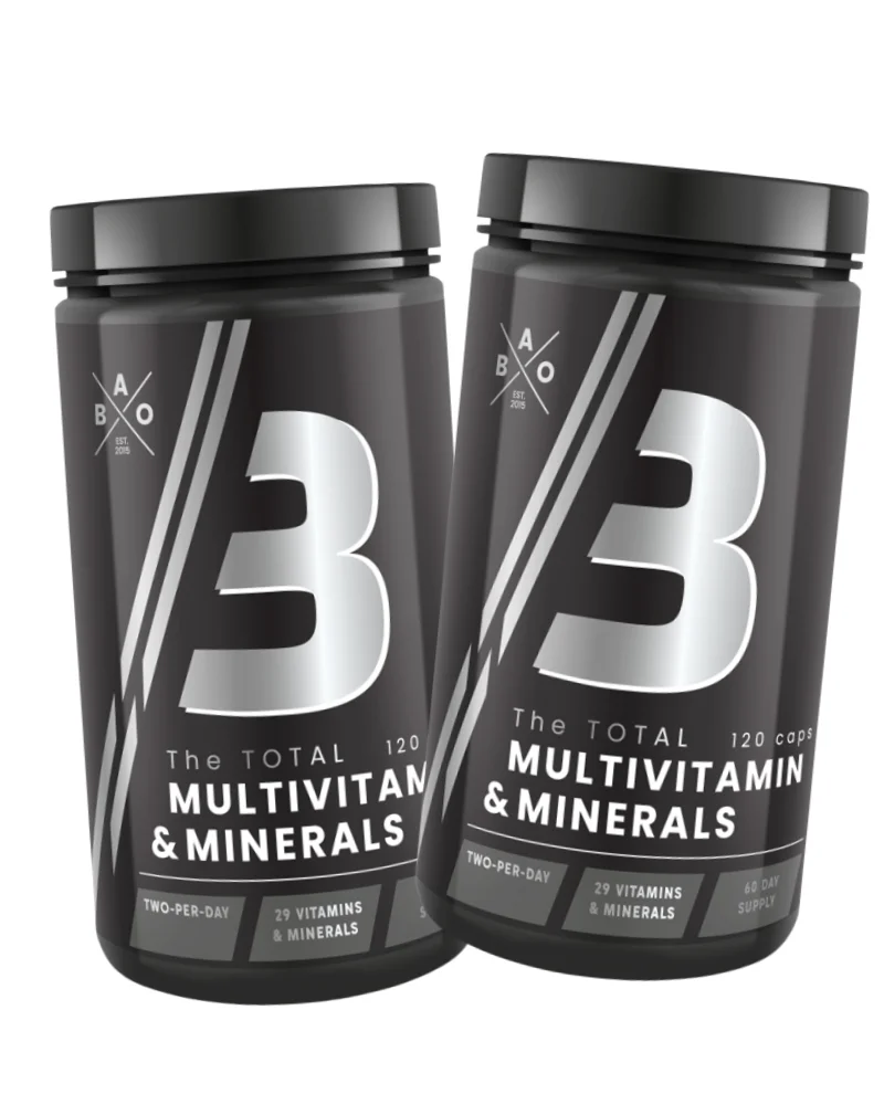2 kpl BAO The TOTAL MULTIVITAMIN & MINERALS, 120 kaps.