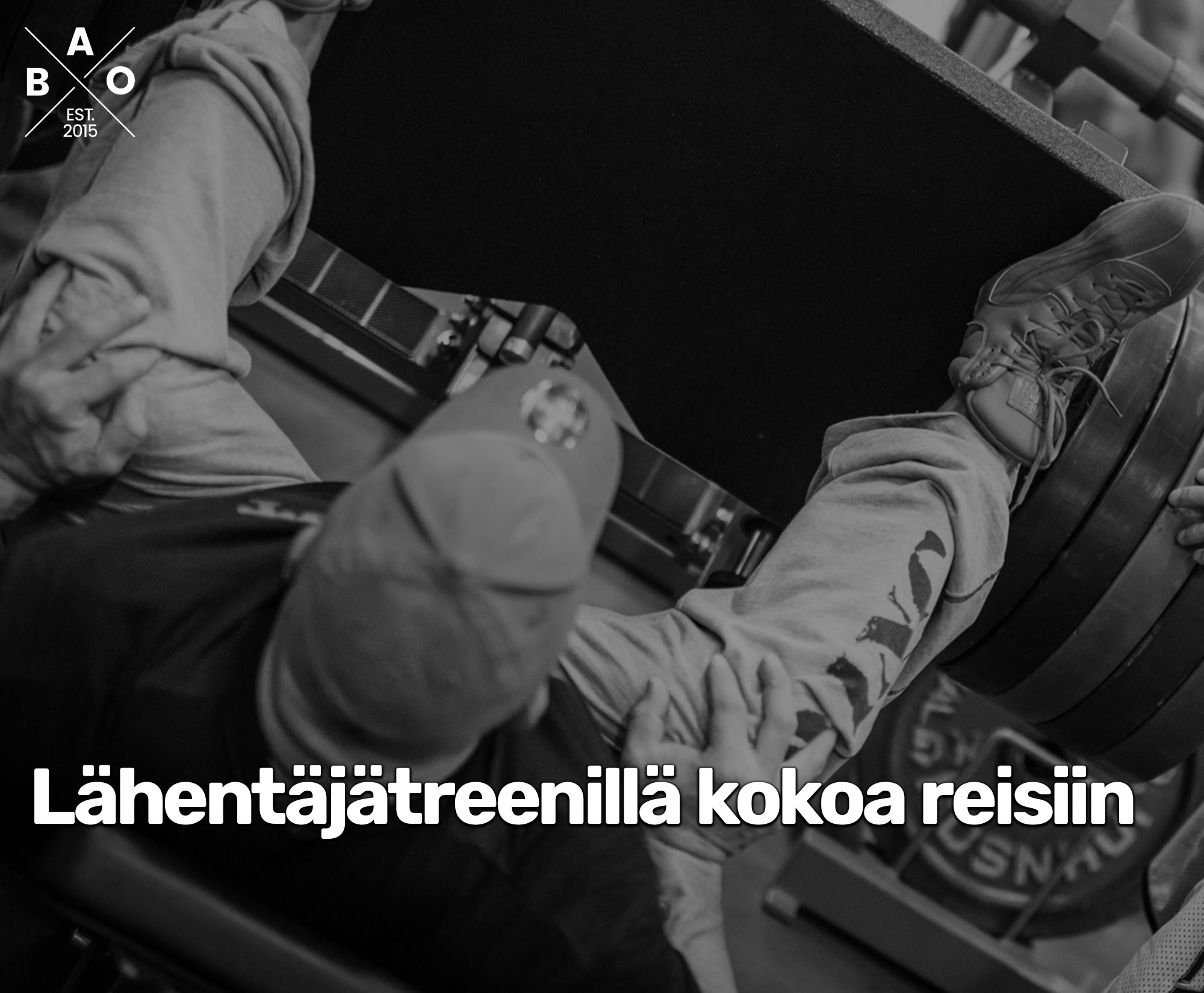 Lähentäjätreenillä kokoa reisiin