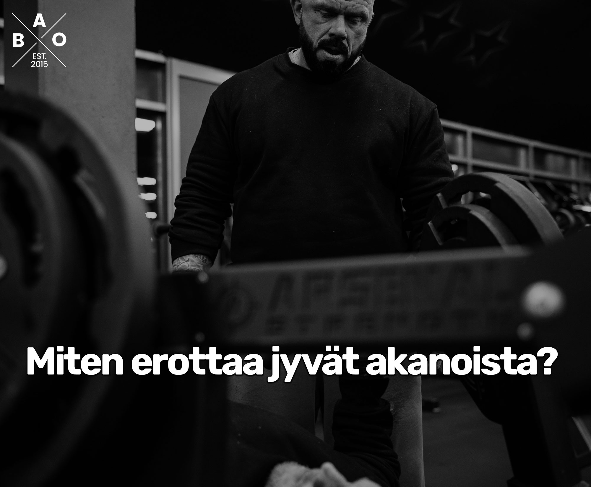 Miten erottaa jyvät akanoista?