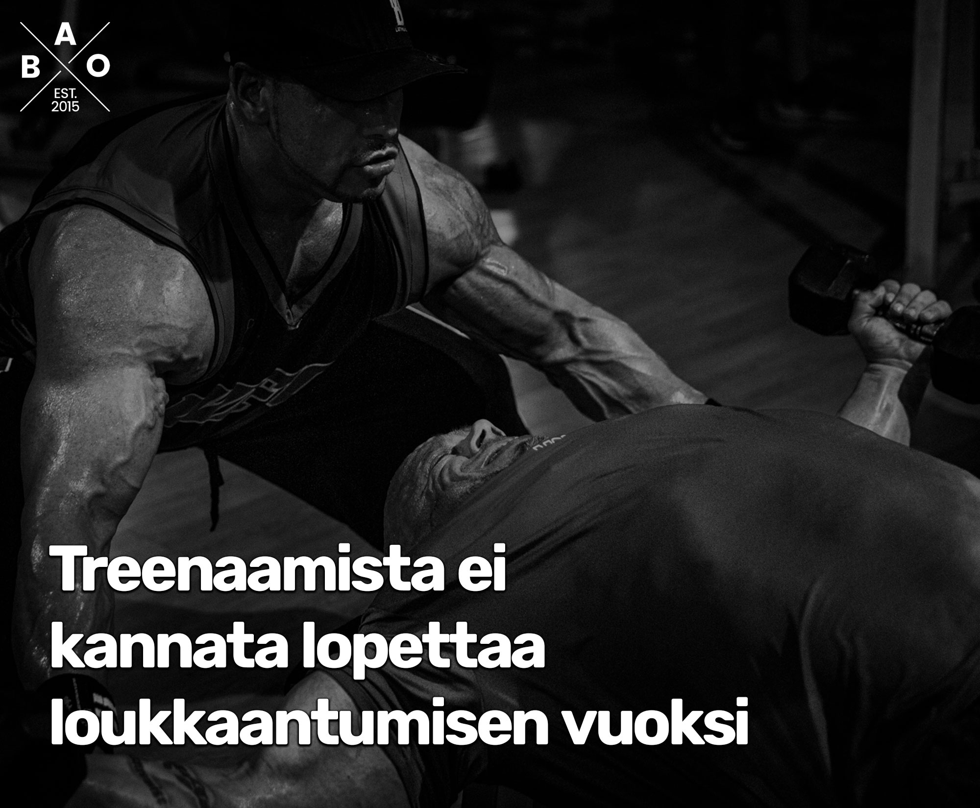 Treenaamista ei kannata lopettaa loukkaantumisen vuoksi