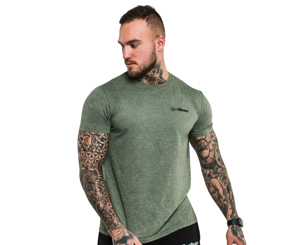 GymBeam Men's T-shirt Basic, Green