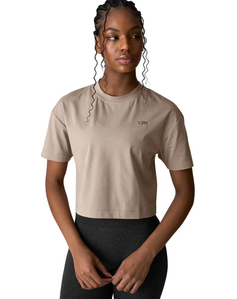 ICIW Everyday Cotton Cropped T-shirt (Poistotuote)