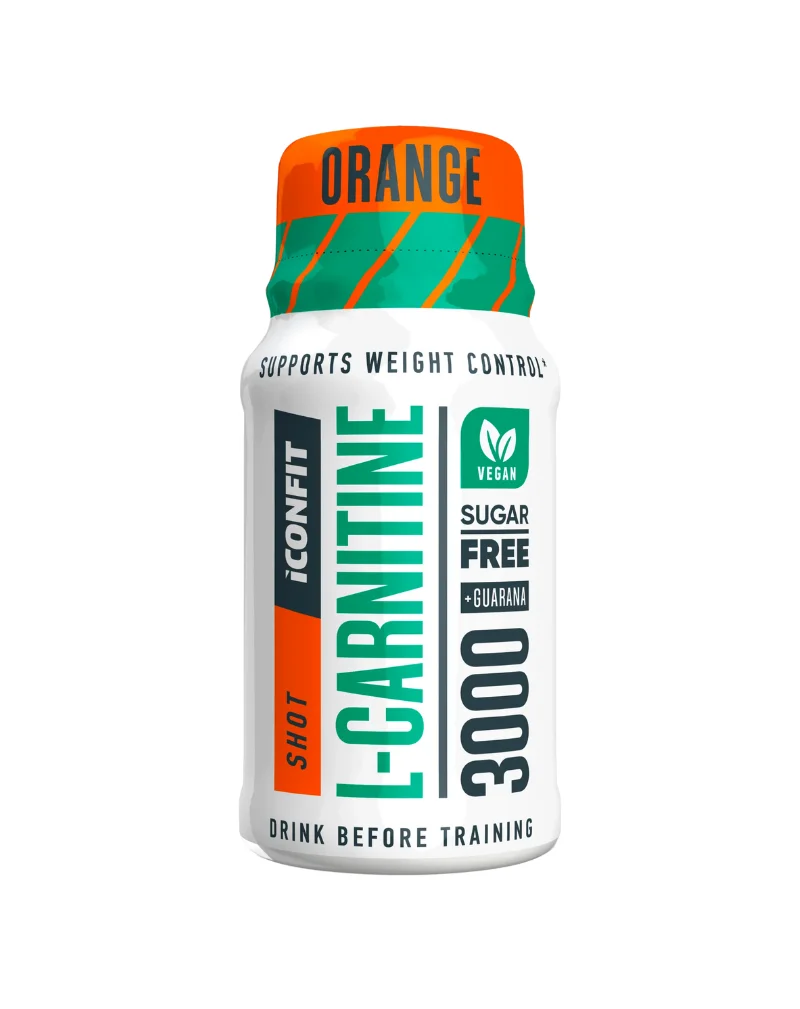 ICONFIT L-Carnitine 3000 Shot, 60 ml, Orange