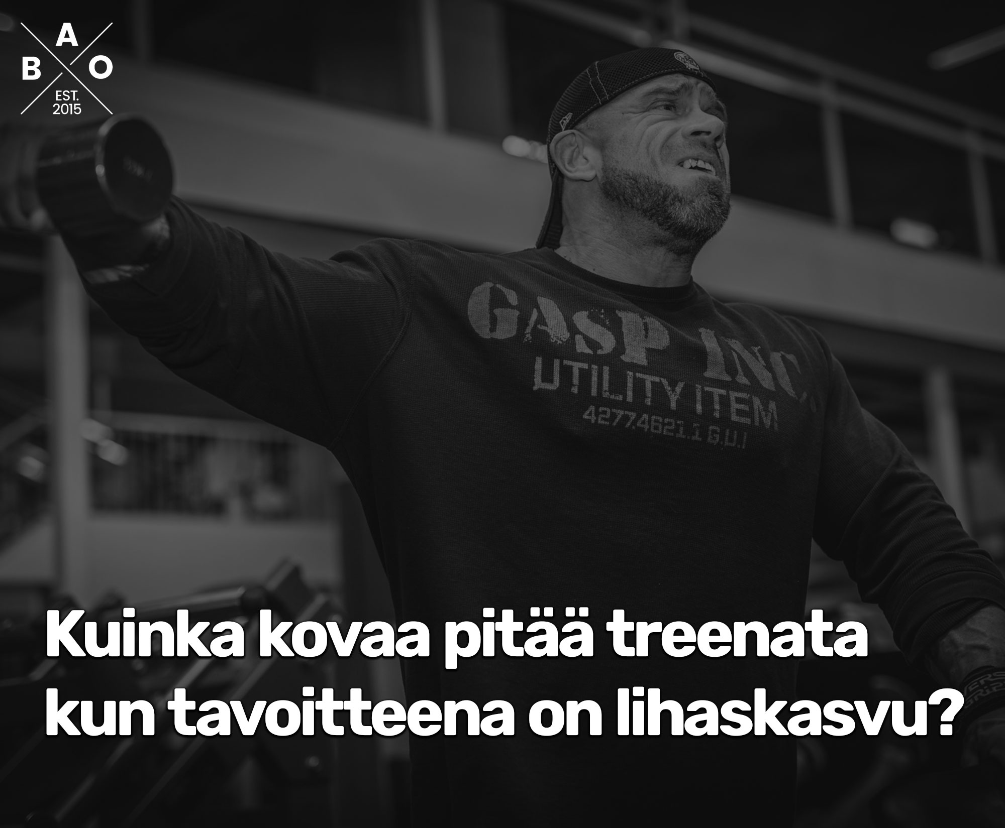 Kuinka kovaa pitää treenata kun tavoitteena on lihaskasvu?