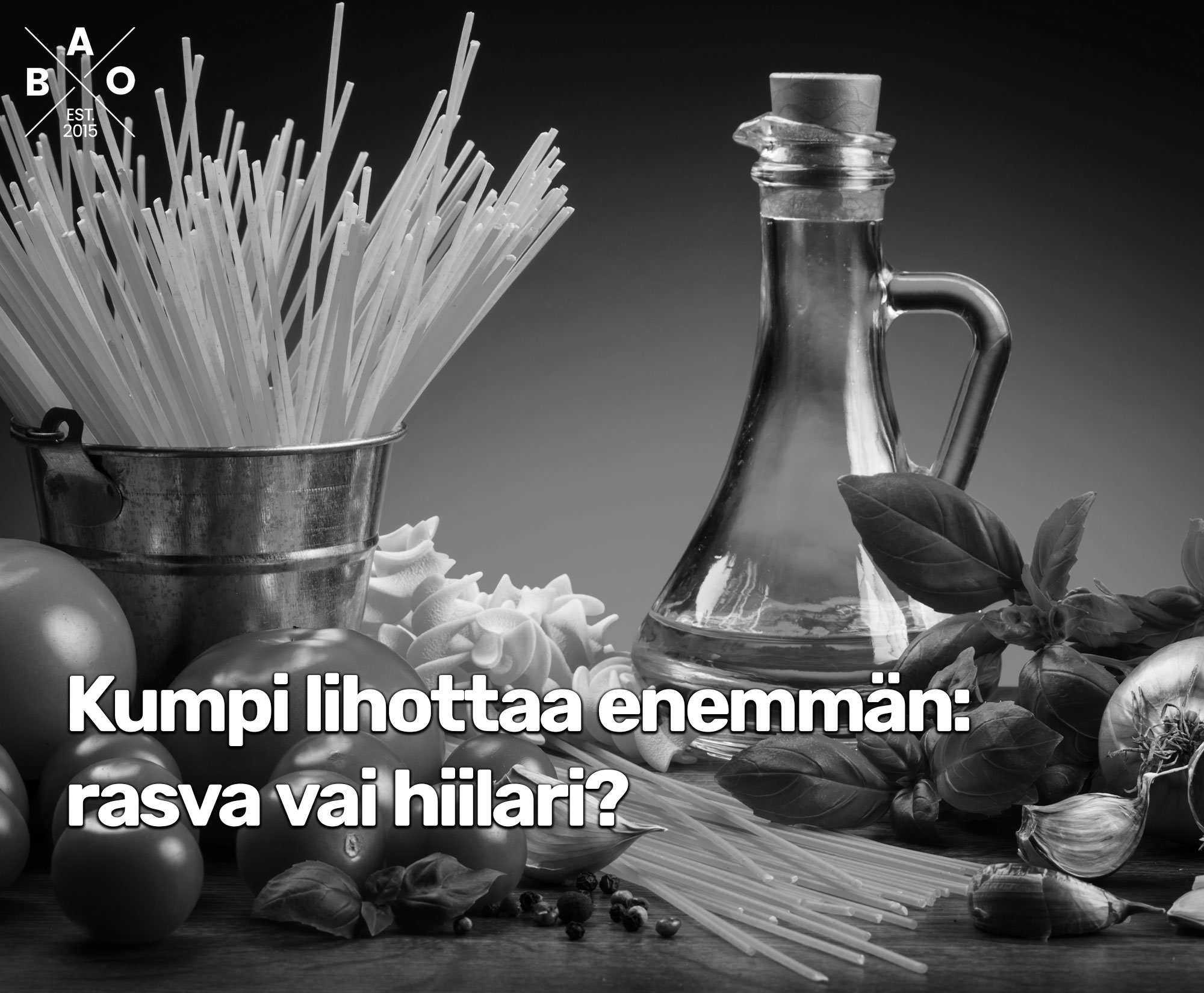 Kumpi lihottaa enemmän: rasva vai hiilari?
