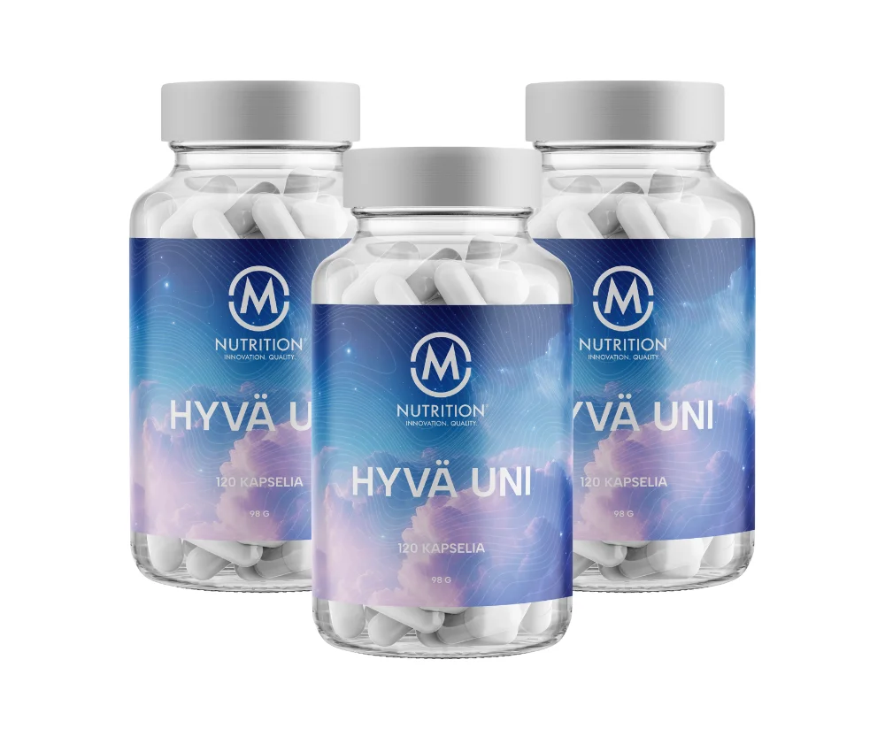 Big Buy: 3 kpl M-Nutrition Hyvä Uni (360 kaps.)