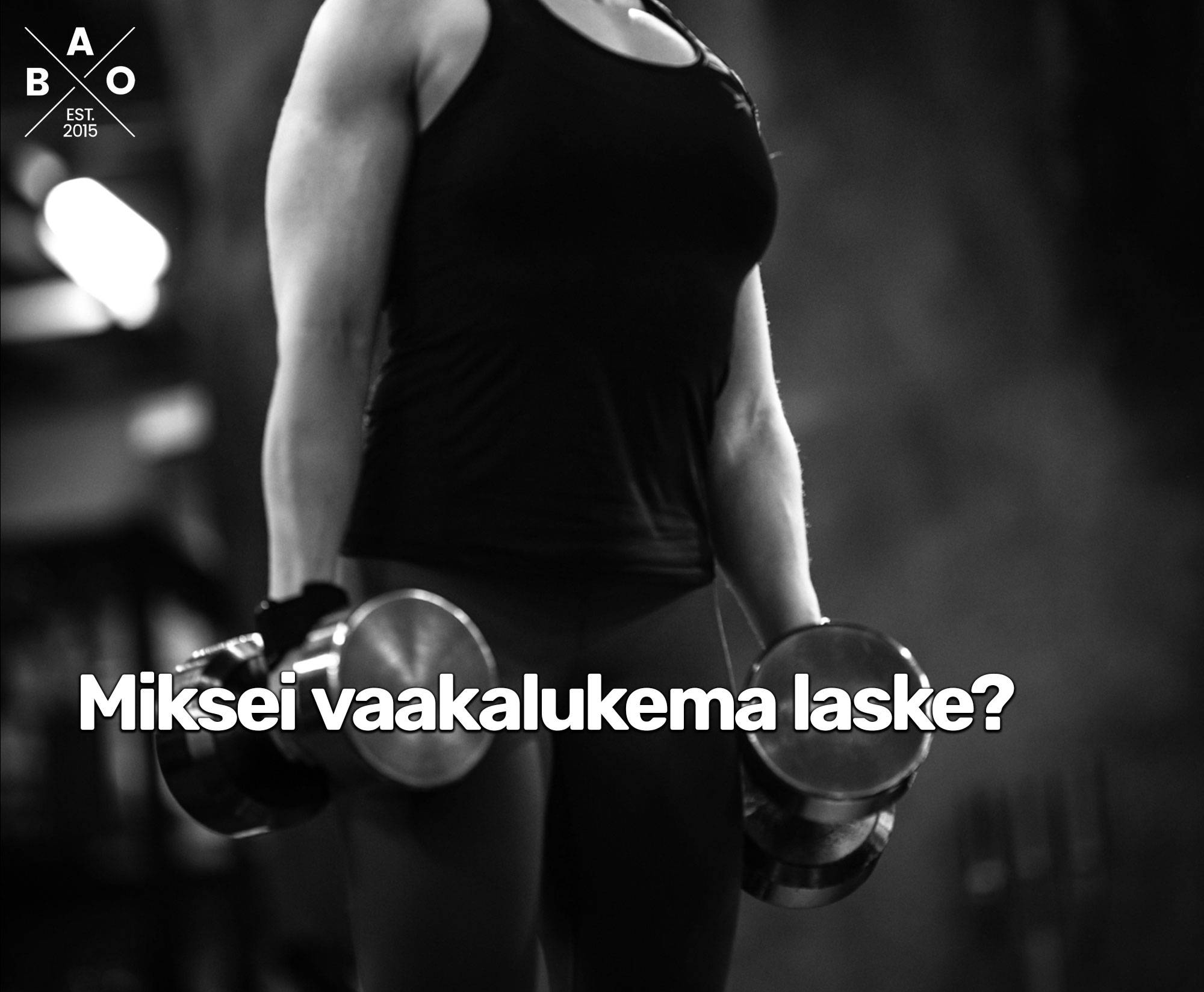 Miksei vaakalukema laske?