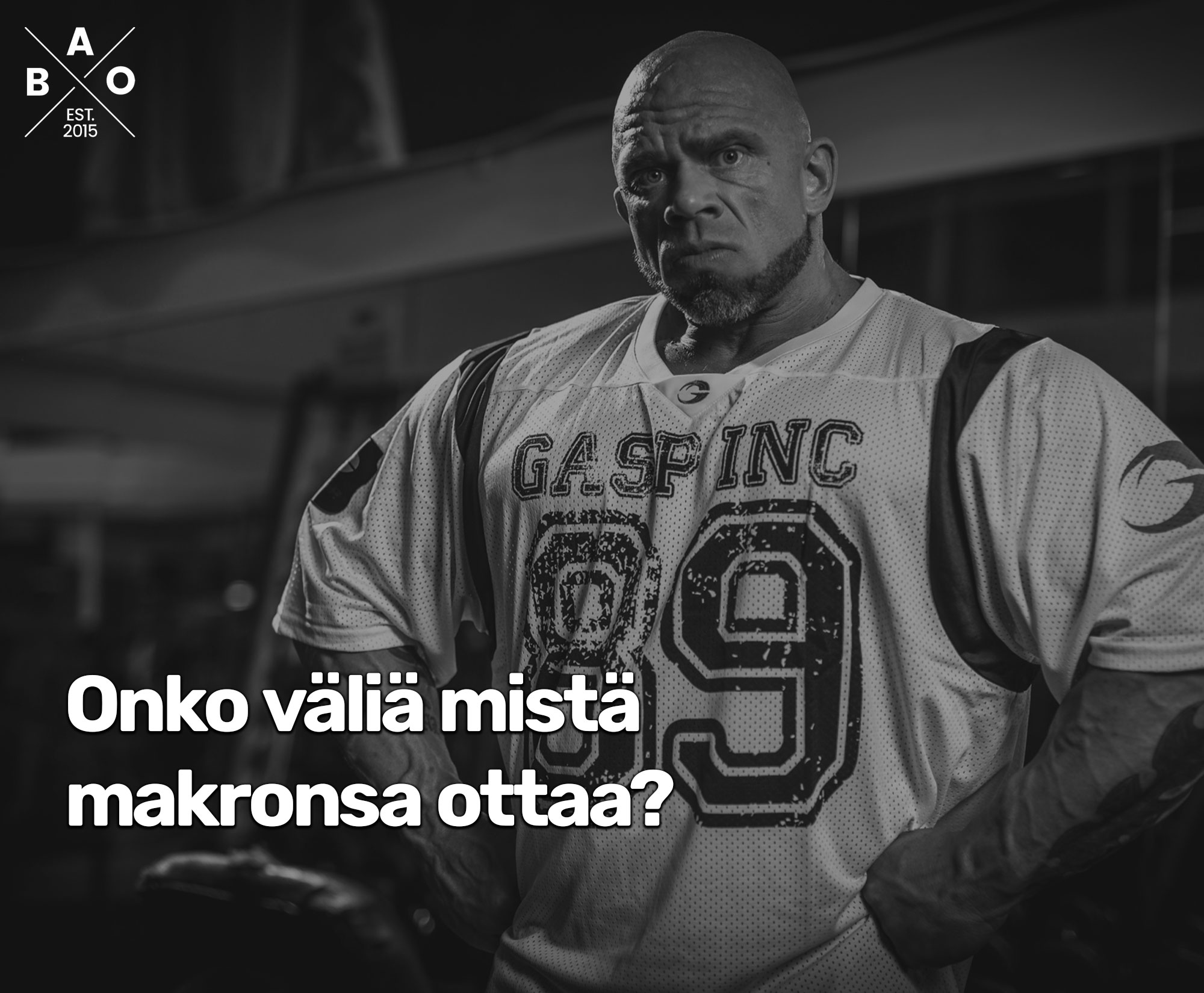 Onko väliä mistä makronsa ottaa?