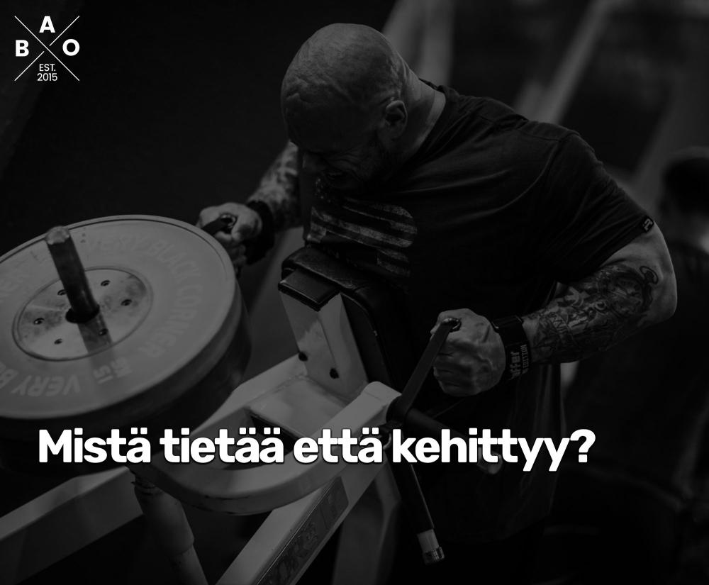 Mistä tietää että kehittyy?