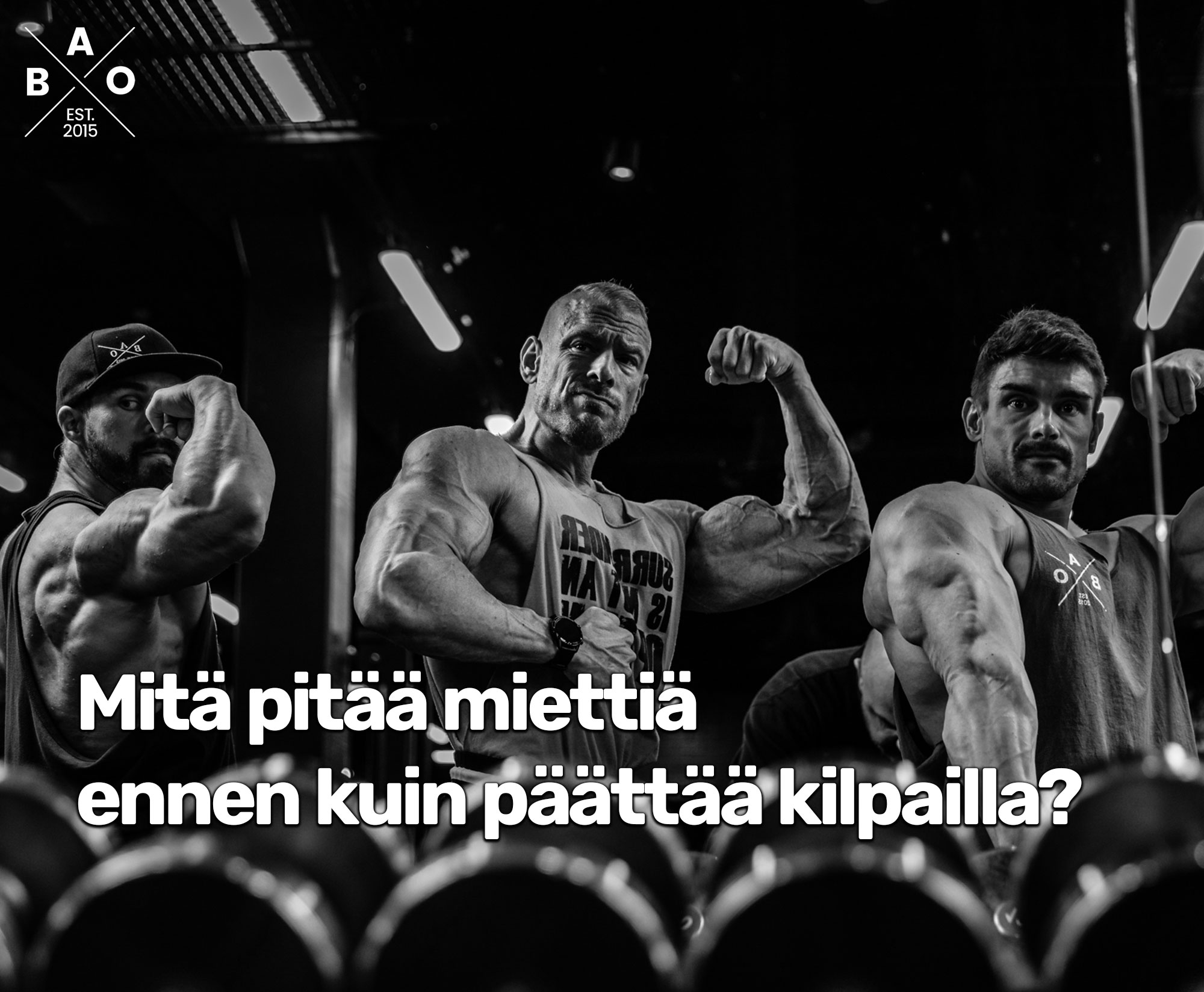 Mitä pitää miettiä ennen kuin päättää kilpailla?