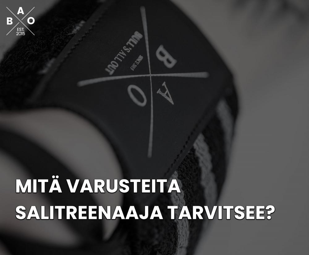 Mitä varusteita salilla tarvitsee?