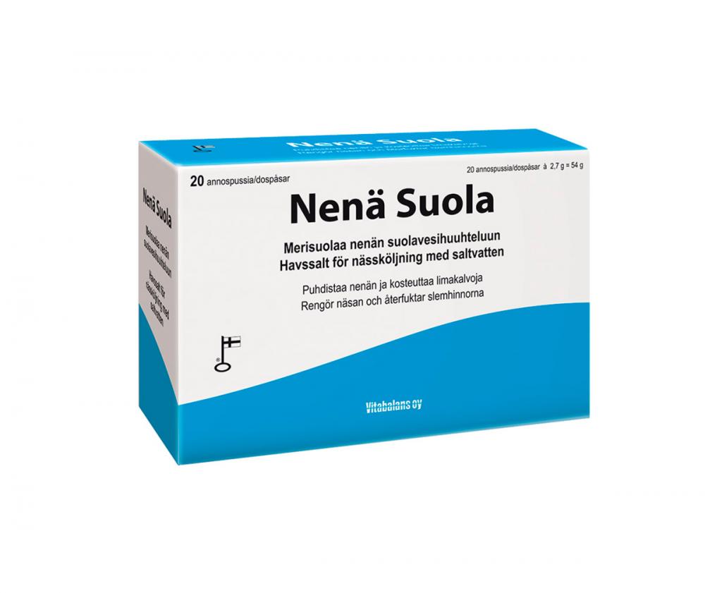 Nenä Suola, 20 annospussia (05/26)