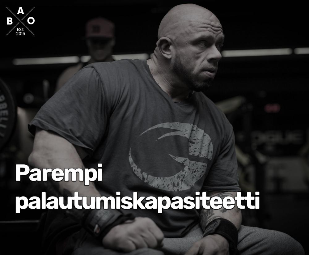 Parempi palautumiskapasiteetti