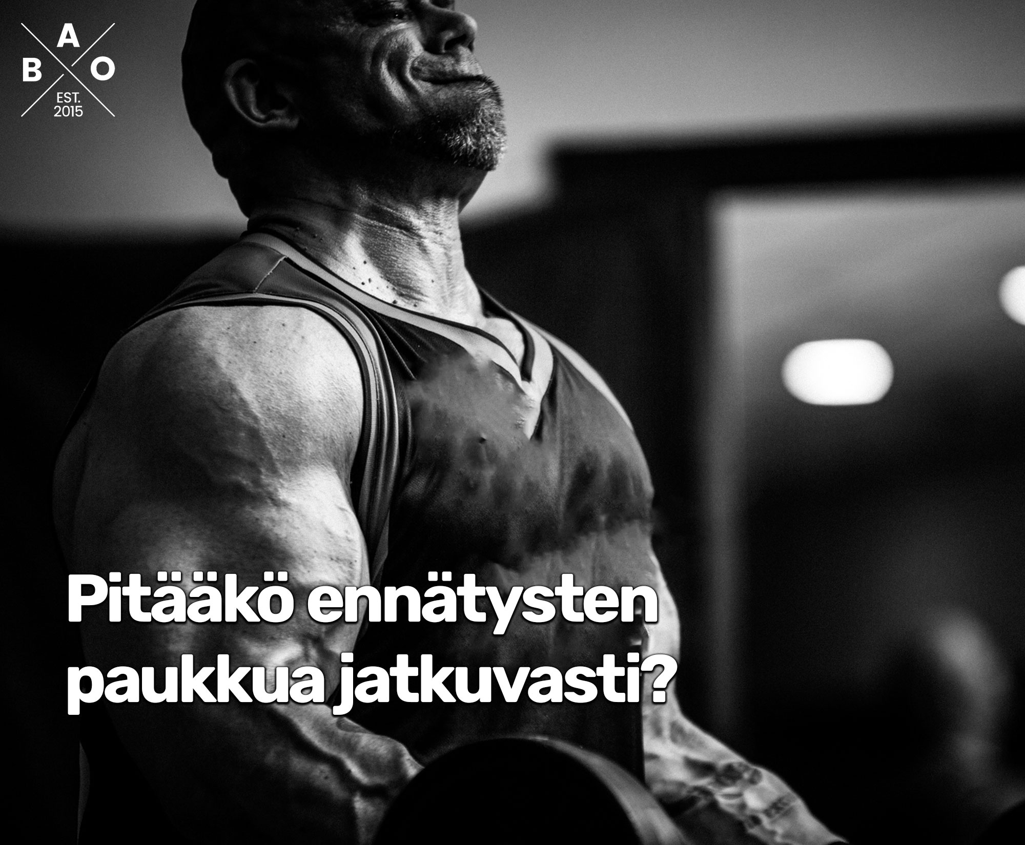 Pitääkö ennätysten paukkua jatkuvasti?