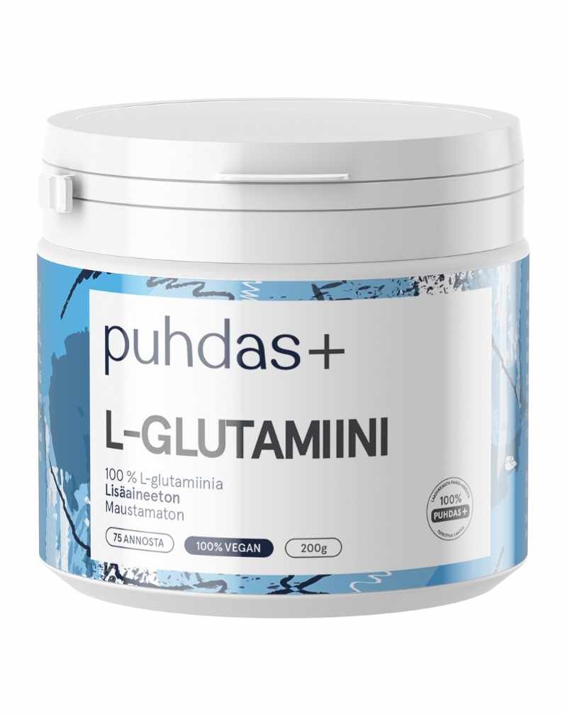 Puhdas+ L-Glutamiini 200&nbsp;g