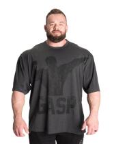 GASP Archer Iron Tee, Dark Grey Melange