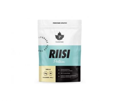 Puhdistamo Athletics Riisiproteiini 600&nbsp;g, Vanilja