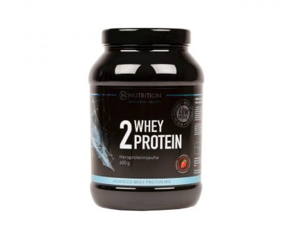 M-Nutrition 2Whey Protein 600 g, Mansikka