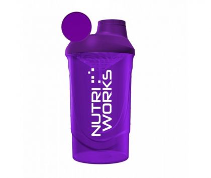 Nutri Works Shaker, 600 ml, Violetti