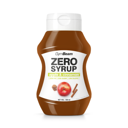 GymBeam Zero Syrup, 350ml, Apple & Cinnamon