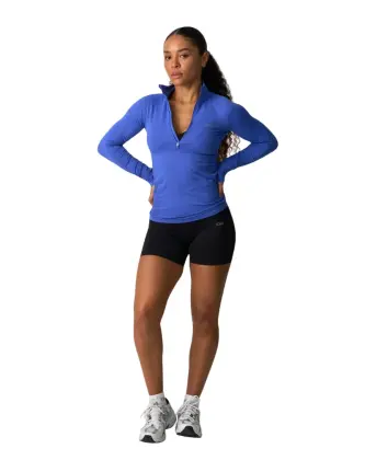 ICIW Define Seamless 1/2 Zip, Virtual Blue