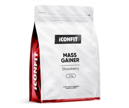 ICONFIT Mass Gainer, 1,5&nbsp;kg, Strawberry