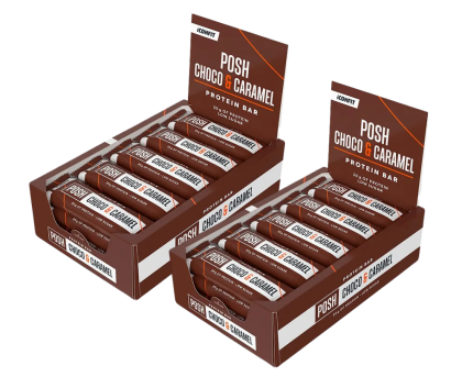 ICONFIT Posh Bar Choco & Caramel -patukkalaatikko (30 kpl) (Päiväys 12/26)
