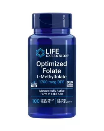 LifeExtension Optimized Folate, 100 tabl