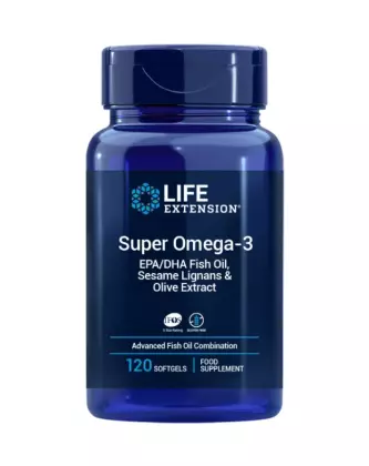 LifeExtension Super Omega-3, 120 kaps.