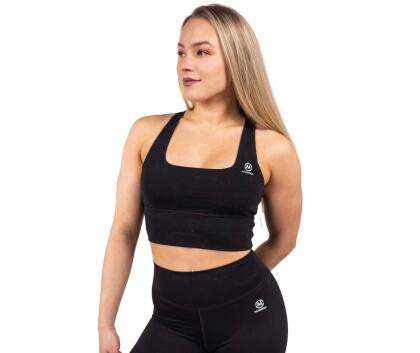 M-Sportswear Outlet Longline Sports Bra, Black