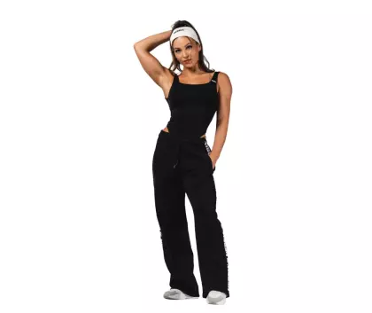NEBBIA Straight Leg Sweatpants Urban 490, Black
