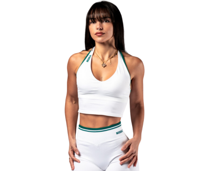 NEBBIA Halter Top CLUB D’OR 640, White