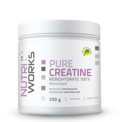 Nutri Works Pure Creatine Monohydrate 100 %, 250&nbsp;g