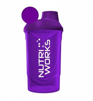 Nutri Works Shaker, 600 ml, Violetti