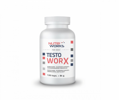 Nutri Works Testo WorX, 120 kaps.