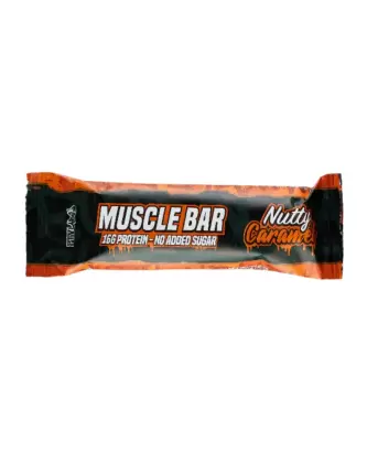 PTVLABS Muscle Bar proteiinipatukka, 55 g, Nutty Caramel