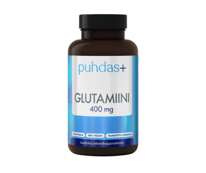 Puhdas+ Glutamiini 400 mg, 120 kaps.