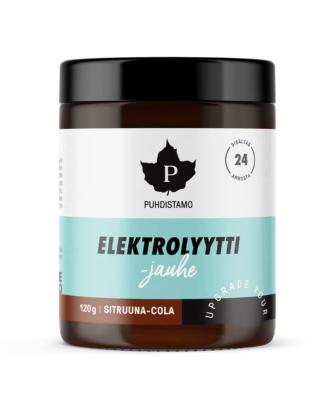 Puhdistamo Elektrolyyttijauhe, 120 g, Sitruuna-Cola