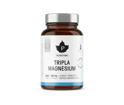 Puhdistamo Tripla Magnesium, 240 kaps. (Kampanjakoko!)