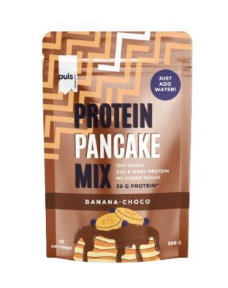 Puls Protein Pancake Mix, 500&nbsp;g, Banana-Choco
