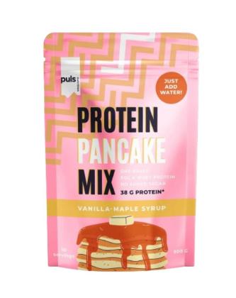 Puls Protein Pancake Mix, 500&nbsp;g, Vanilla-Maple-Syrup