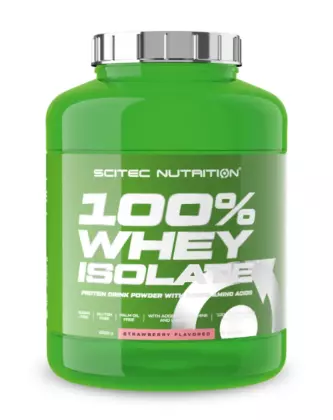 SCITEC 100% Whey Isolate, 1816&nbsp;g, Strawberry