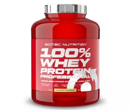 SCITEC 100% Whey Protein Professional, 1816&nbsp;g, Banana