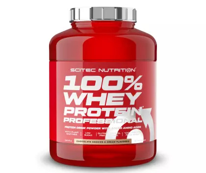 SCITEC 100% Whey Protein Professional, 1816&nbsp;g, Chocolate Cookies & Cream