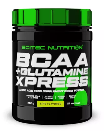 Scitec BCAA + Glutamine Xpress, 300&nbsp;g, Lime