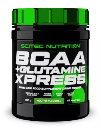 Scitec BCAA + Glutamine Xpress, 300&nbsp;g, Mojito